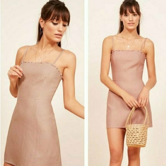 Reformation Ava Linen Dress - Picture 1 of 5